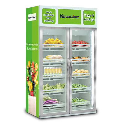 Fruit Snack Vending Machine CQC Certified MDB System Refrigerated