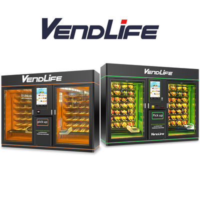 Schools Refrigerated Vending Machines For Sandwiches 0.9T Weight DEX System