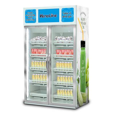 Fruit Snack Vending Machine CQC Certified MDB System Refrigerated